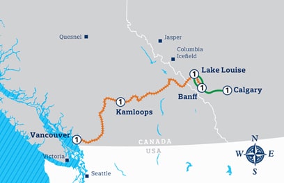 First Passage to the West - Rocky Mountaineer - Golf Canada's West