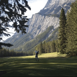 Enjoying The Fairmont Banff Springs Golf Course In The Canadian Rockies