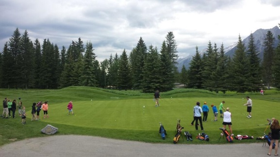 Junior Golfers in Canmore