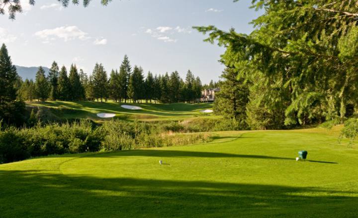 golf radium, bc vacation