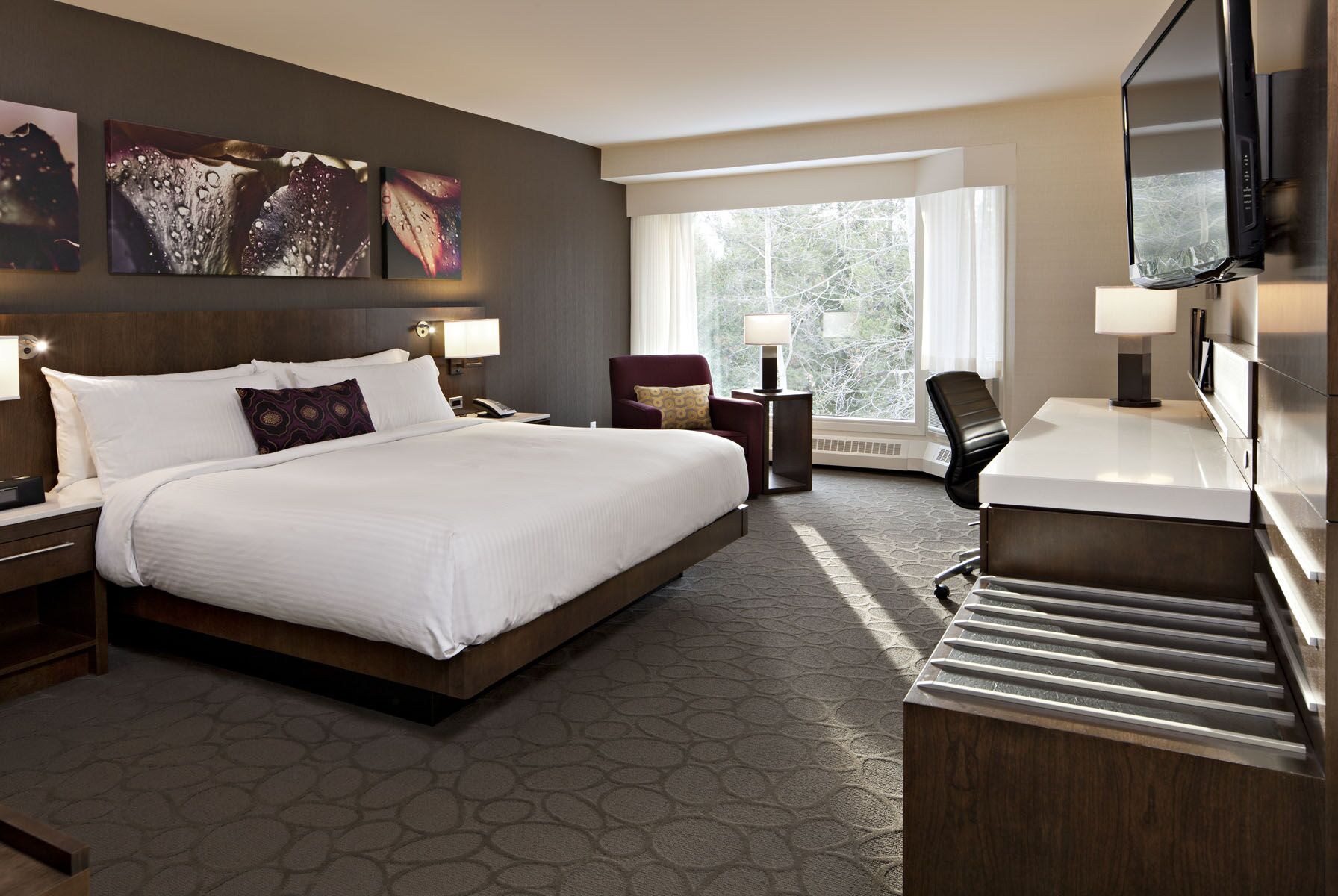 View of a hotel room in Crosswaters Resort