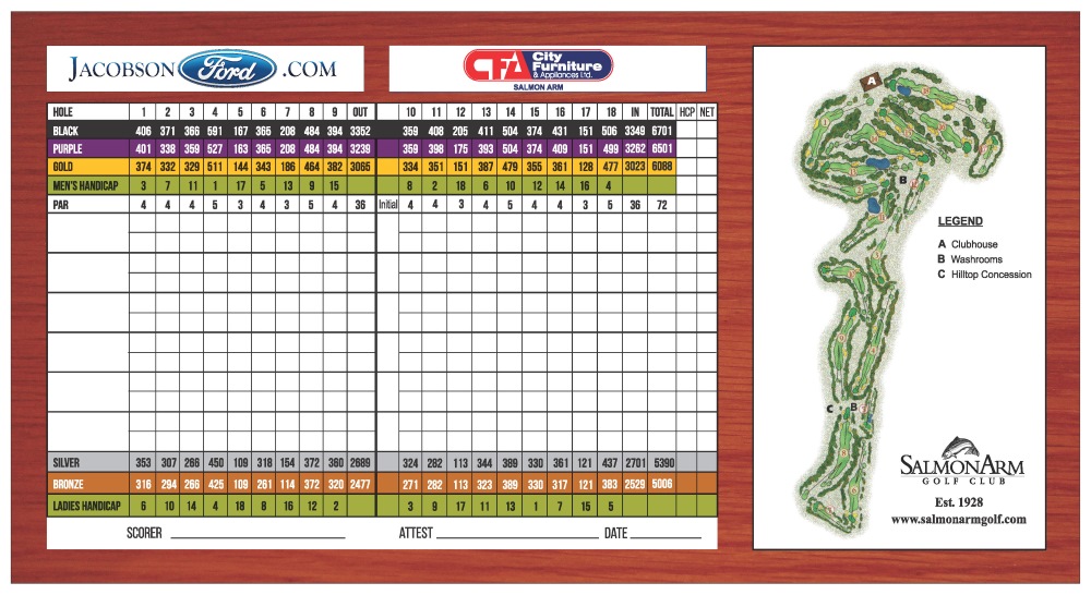 Salmon Arm Golf Club Golf Canada's West