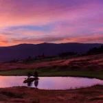 sunset over Predator Ridge Resort - Predator Course in the Okanagan